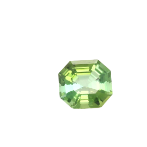 Green Tourmaline 14.1X12.9 mm Emerald Cut Shape