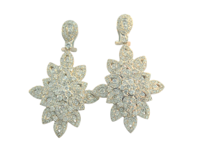 18KW DIAMOND EARRING