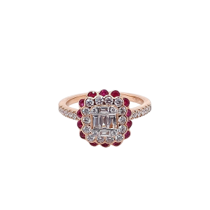 14KW RUBY RING