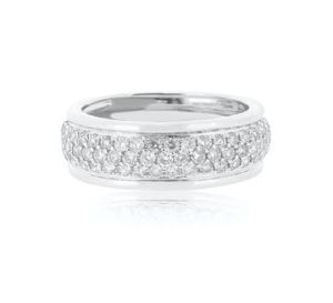 18KW DIAMOND BAND RING