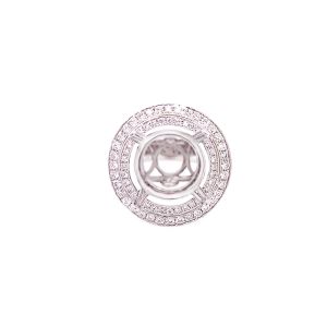 18KW Round Semi Mount Ring