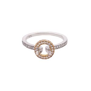 18KWY Round Semi Mount Ring