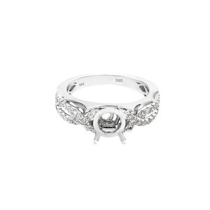 14KW 6.5x6.5 mm Round Semi Mount Ring