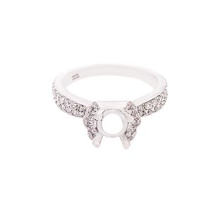 14KW 5.5x5.5 mm Round Semi Mount Ring