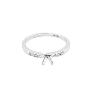 18KW Round Semi Mount Ring