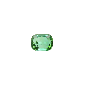 Green Tourmaline 10.3X8.9 mm Cushion Shape