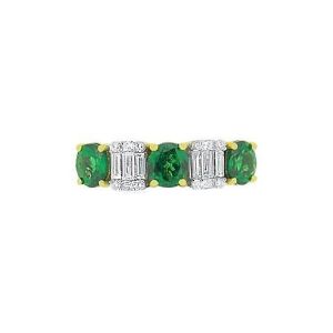 18KWY TSAVORITE OVAL RING