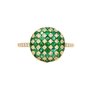 18KY EMERALD RING