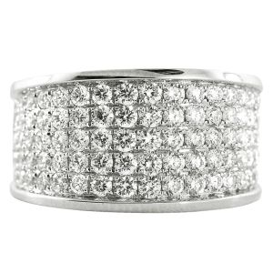 18KW DIAMOND RING