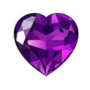 Amethyst 8.00 mm Heart Shape Cut Stone