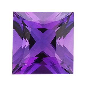 Amethyst 3.00 mm Square Cut Stone