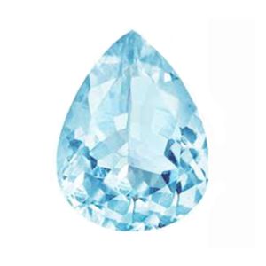 Aquamarine 10x8 mm Pears Cut Stone