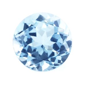 Aquamarine 2.25 mm Round Cut Stone