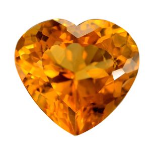 Citrine 4.00 mm Heart Shape Cut Stone