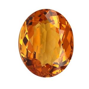 Citrine 10x8 mm Oval Cut Stone