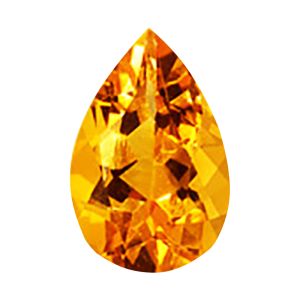 Citrine 10x8 mm Pears Cut Stone