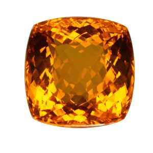 Citrine 10x10 mm Cushion Cut Stone