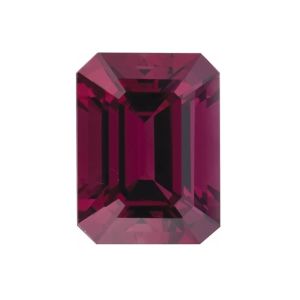 Rhodolite 6X4 mm Octagon Shape Stone