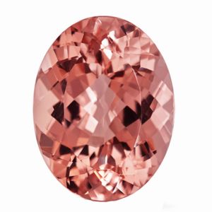 Morganite 12x10 mm Oval Cut Stone