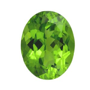 Peridot 10x8 mm Oval Cut Stone