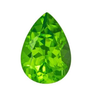 Peridot 10x7  mm Pears Cut Stone