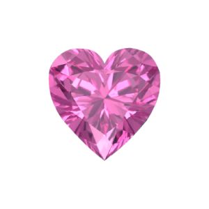 Pink Sapphire 4.00 mm Heart Shape Cut Stone