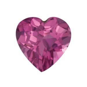 Pink Tourmaline 3.00 mm Heart Shape Cut Stone