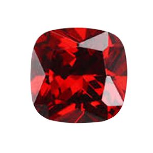 Garnet 6x6 mm Cushion Cut Stone