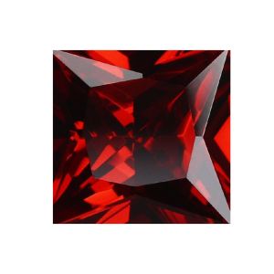 Garnet 6.00 mm Square Cut Stone