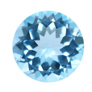 Sky Blue Topaz 2.5x2.5 mm Round Cut Stone