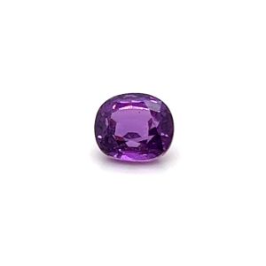 Purple Sapphire 7.71x6.65mm Cushion