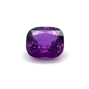 Purple Sapphire 7.4x7.8mm Cushion Cut