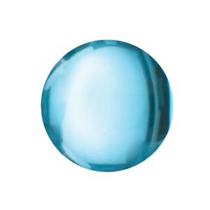 Swiss Blue Topaz 6 mm Round Cabochon