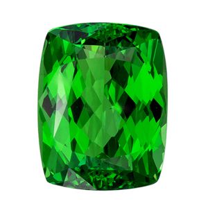 Tsavorite 6X4 mm Cushion Cut Stone
