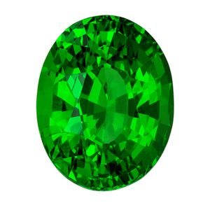 Tsavorite 5X3 mm Oval Cut Stone