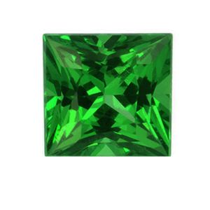 Tsavorite 3.00 mm Square Cut Stone