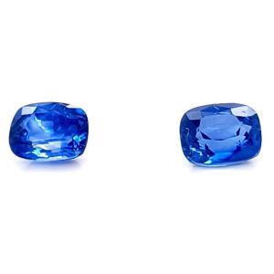 Blue Sapphire 7.5x6.5 mm Cushion Shape