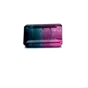 Watermelon Tourmaline 20.4X13.6 mm Emerald Cut Shape
